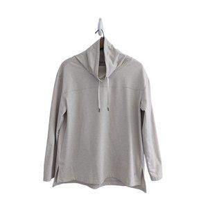 Apana Cowl Neck Long Sleeve Off White Sweatshirt Size XL